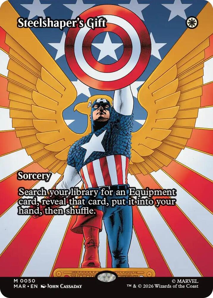 Steelshaper's Gift (Borderless) (50) [Marvel Universe Eternal-Legal]