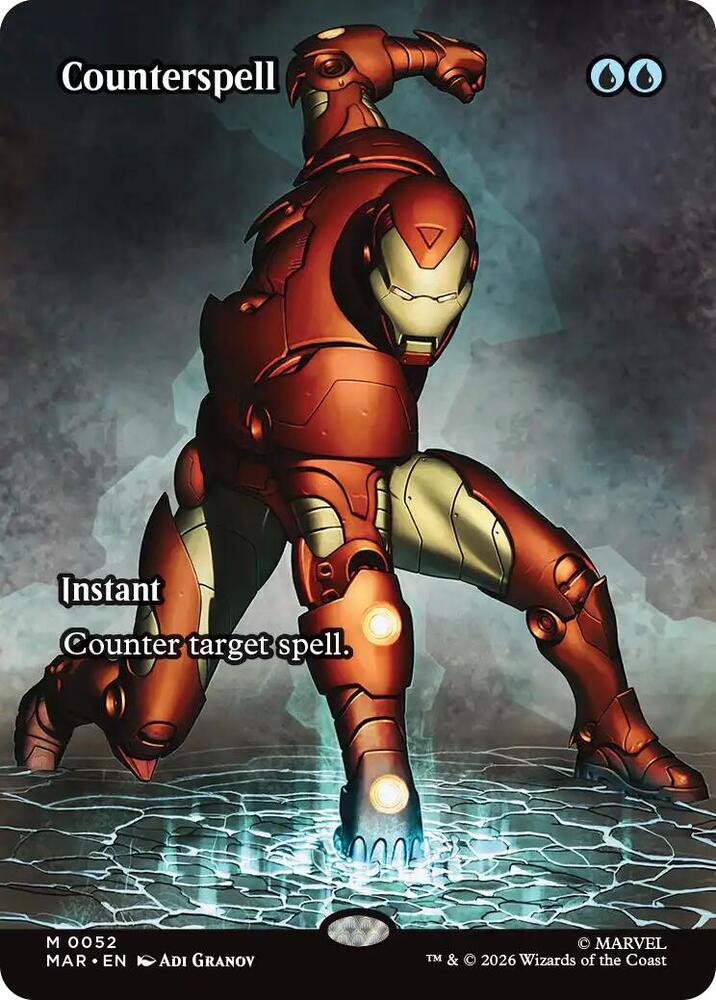 Counterspell (Borderless) (0052) [Marvel Universe Eternal-Legal]