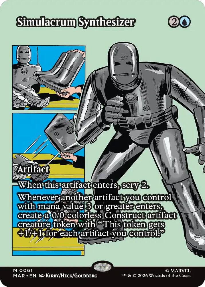 Simulacrum Synthesizer (Borderless) (61) [Marvel Universe Eternal-Legal]