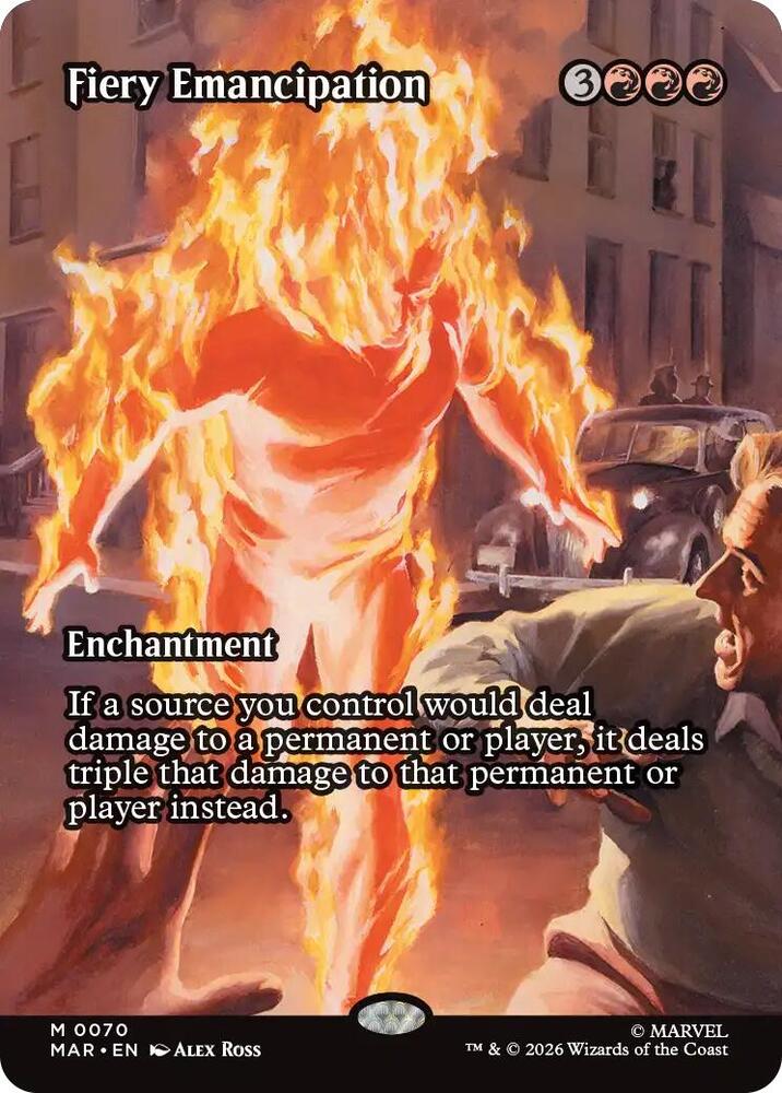 Fiery Emancipation (Borderless) (70) [Marvel Universe Eternal-Legal]