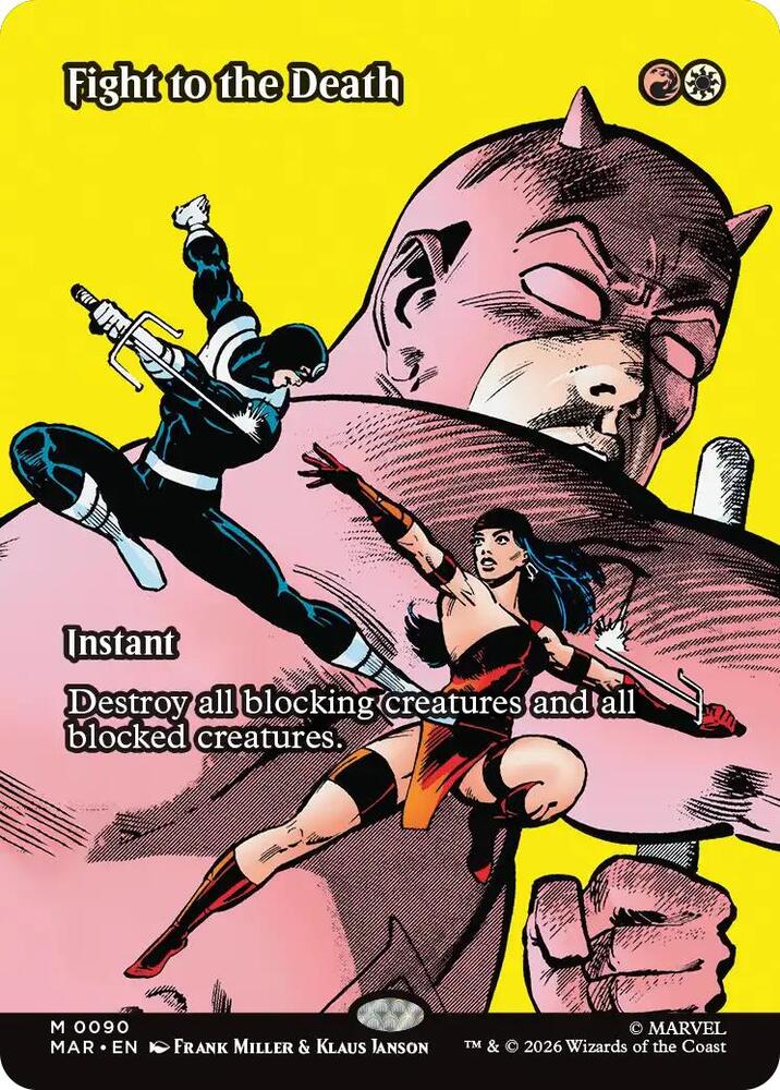 Fight to the Death (Borderless) (90) [Marvel Universe Eternal-Legal]