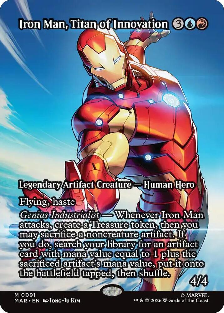 Iron Man, Titan of Innovation (Borderless) (91) [Marvel Universe Eternal-Legal]