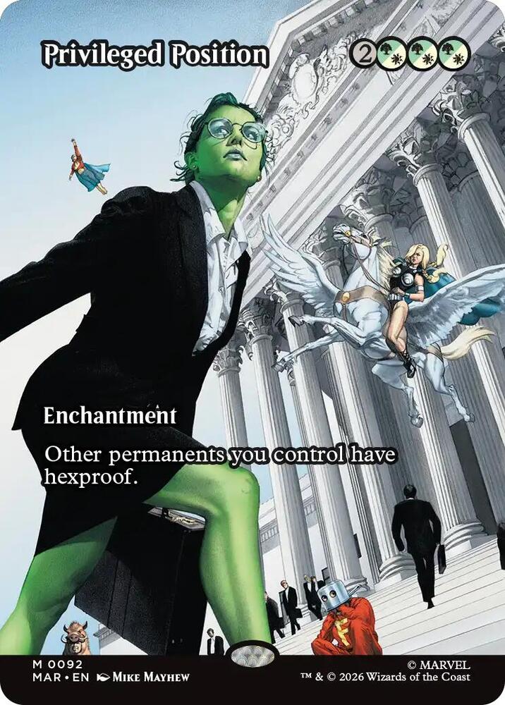 Privileged Position (Borderless) (92) [Marvel Universe Eternal-Legal]