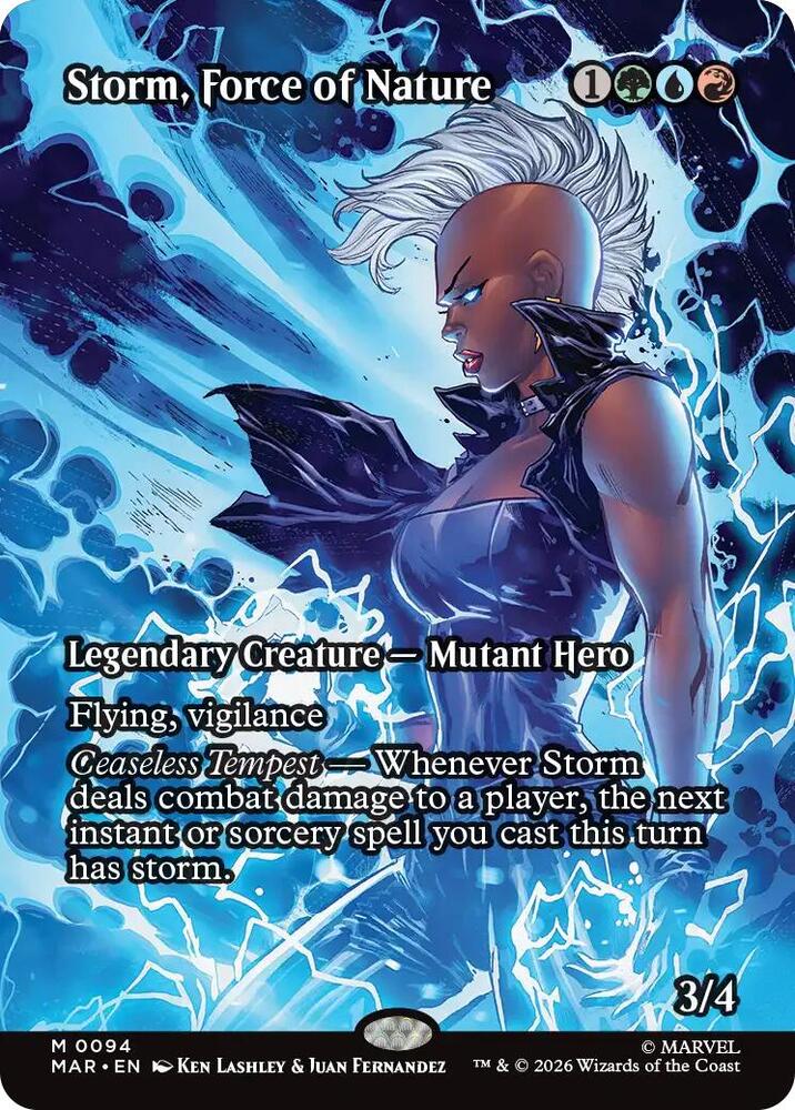 Storm, Force of Nature (Borderless) (94) [Marvel Universe Eternal-Legal]