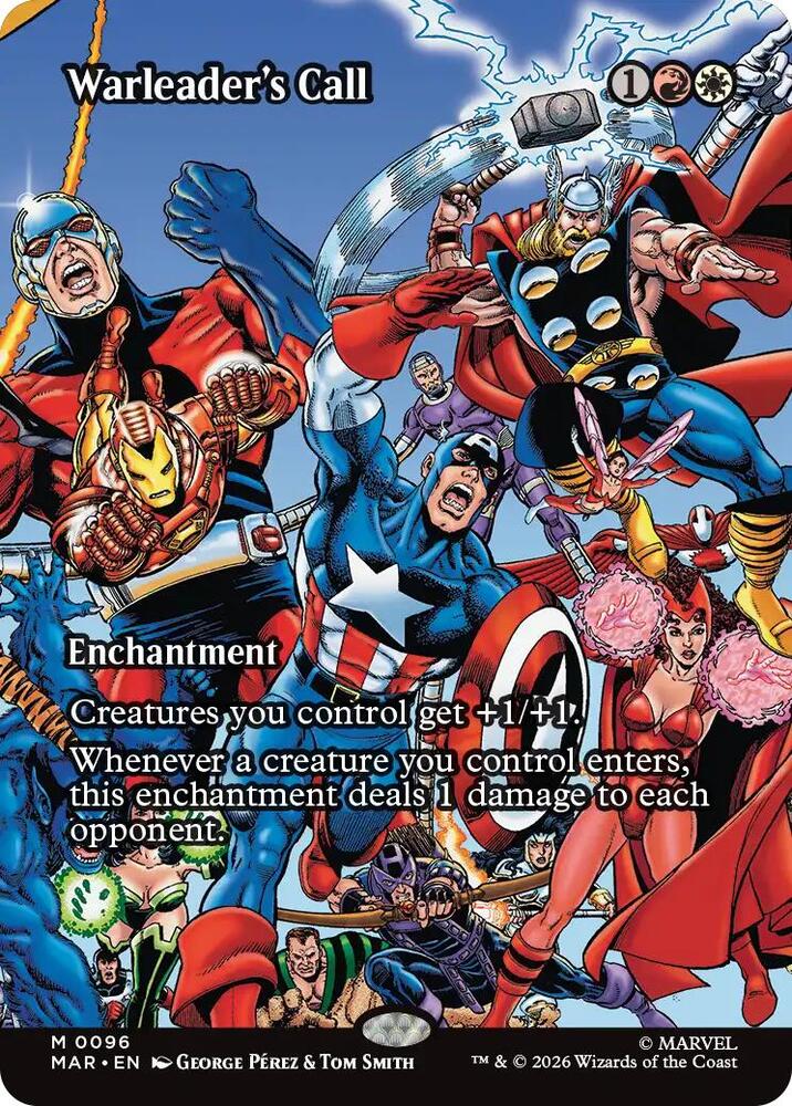 Warleader's Call (Borderless) (96) [Marvel Universe Eternal-Legal]