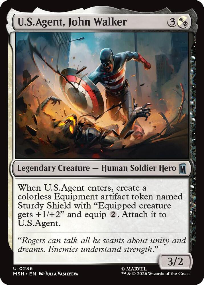 U.S.Agent, John Walker (236) [Marvel Super Heroes]