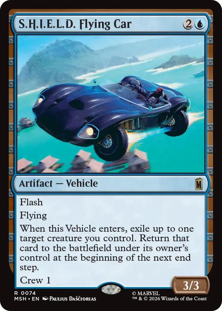 S.H.I.E.L.D. Flying Car (74) [Marvel Super Heroes]