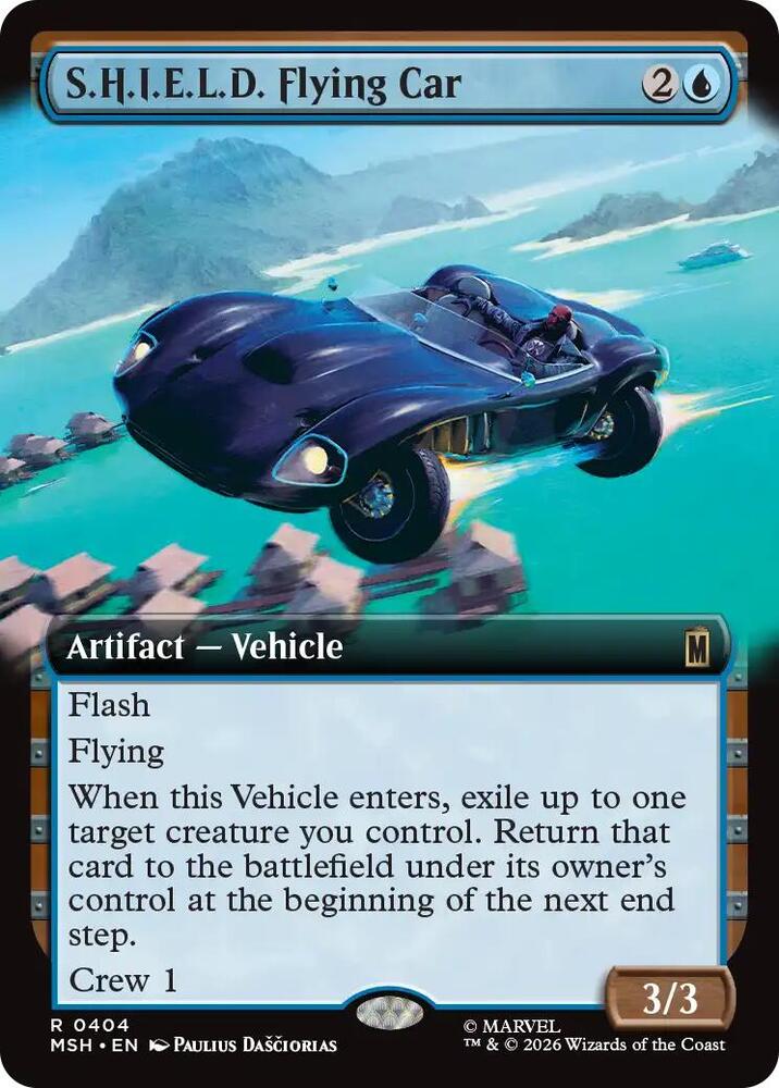 S.H.I.E.L.D. Flying Car (Extended Art) (404) [Marvel Super Heroes]