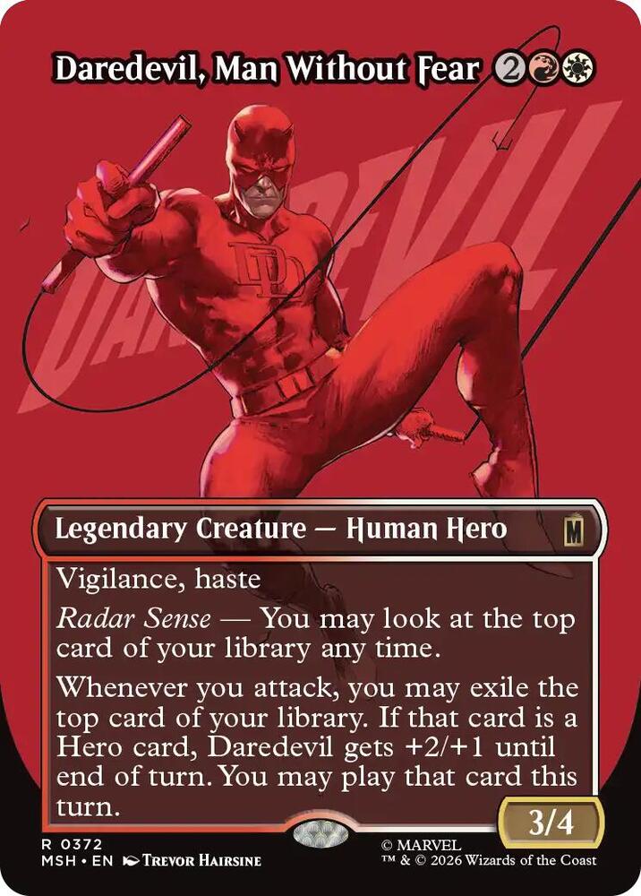 Daredevil, Man Without Fear (Borderless) (0372) [Marvel Super Heroes]