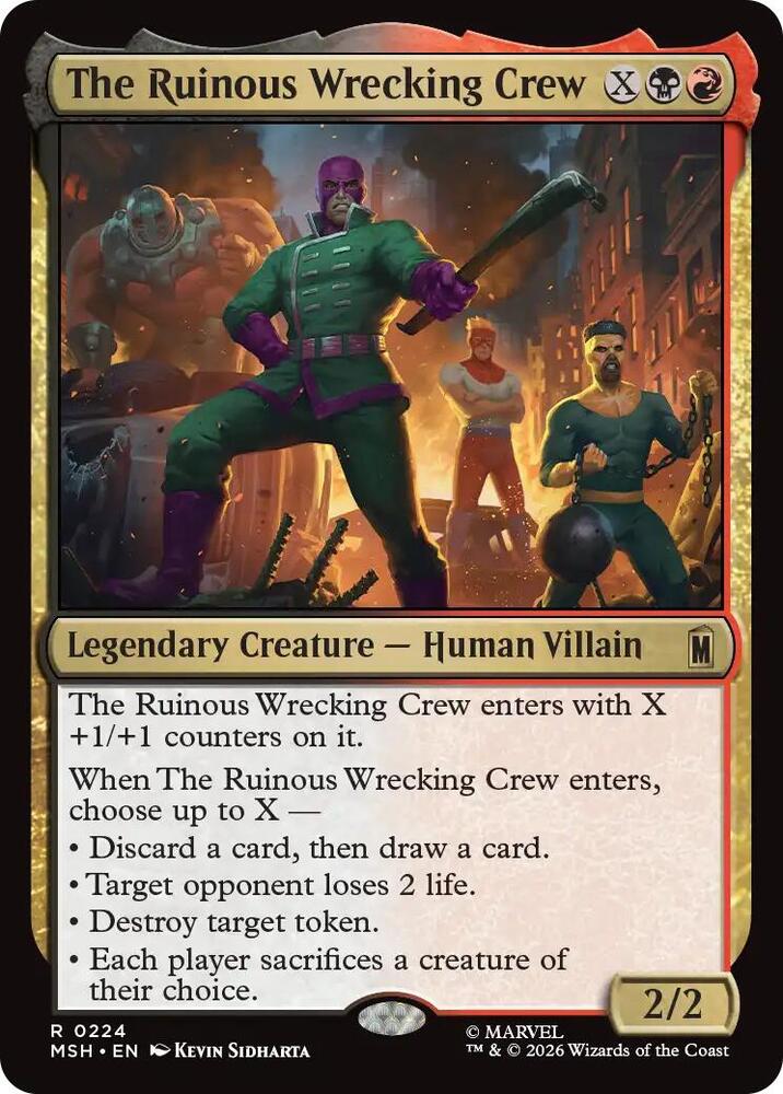 The Ruinous Wrecking Crew (224) [Marvel Super Heroes]