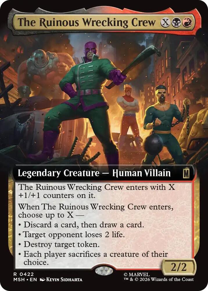 The Ruinous Wrecking Crew (Extended Art) (422) [Marvel Super Heroes]