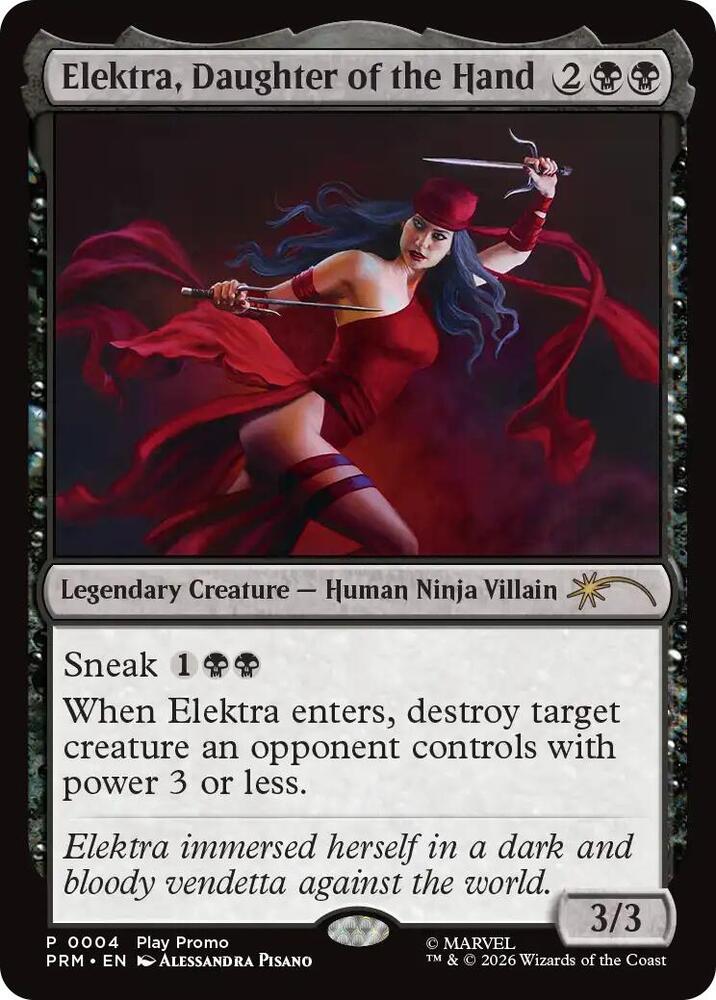 Elektra, Daughter of the Hand (4) [Standard Showdown Promos]