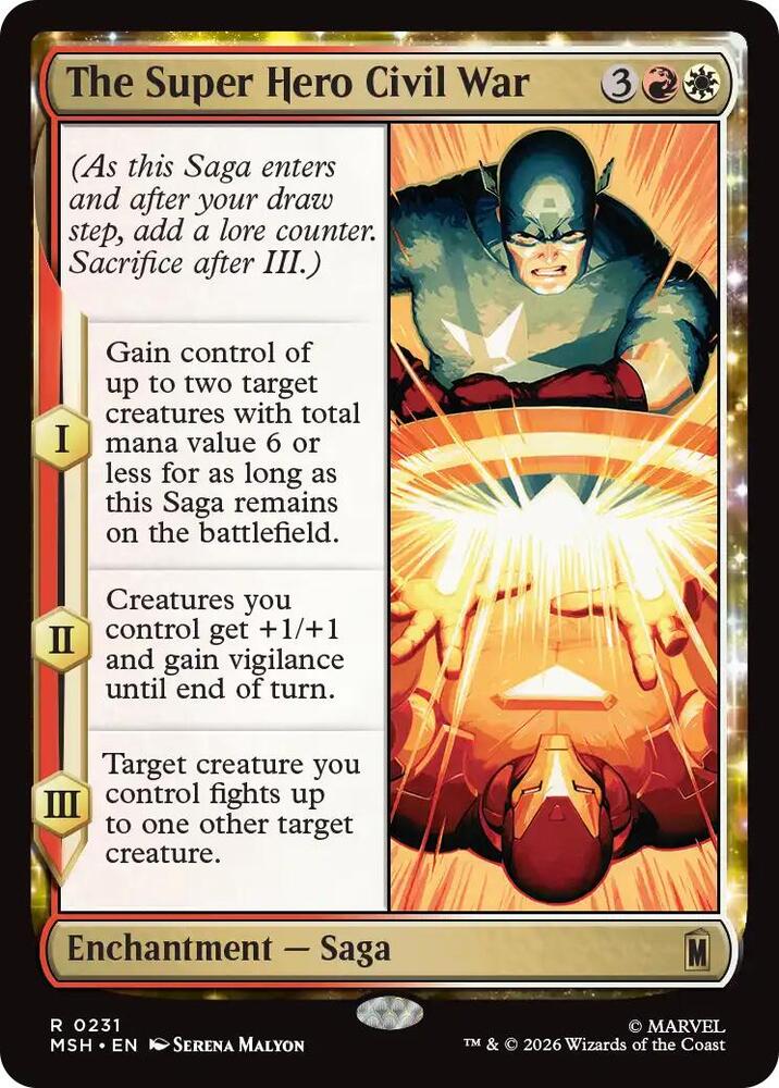 The Super Hero Civil War (231) [Marvel Super Heroes]