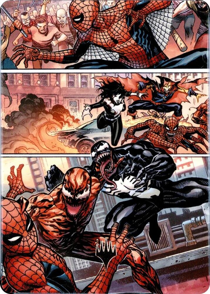 Maximum Carnage Art Card (Gold-Stamped Planeswalker Symbol) (46) [Marvel's Spider-Man Art Series]