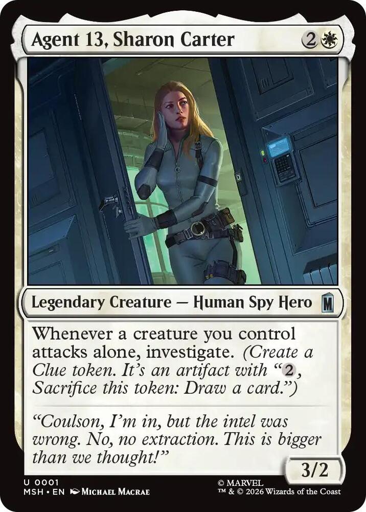Agent 13, Sharon Carter [Marvel Super Heroes]