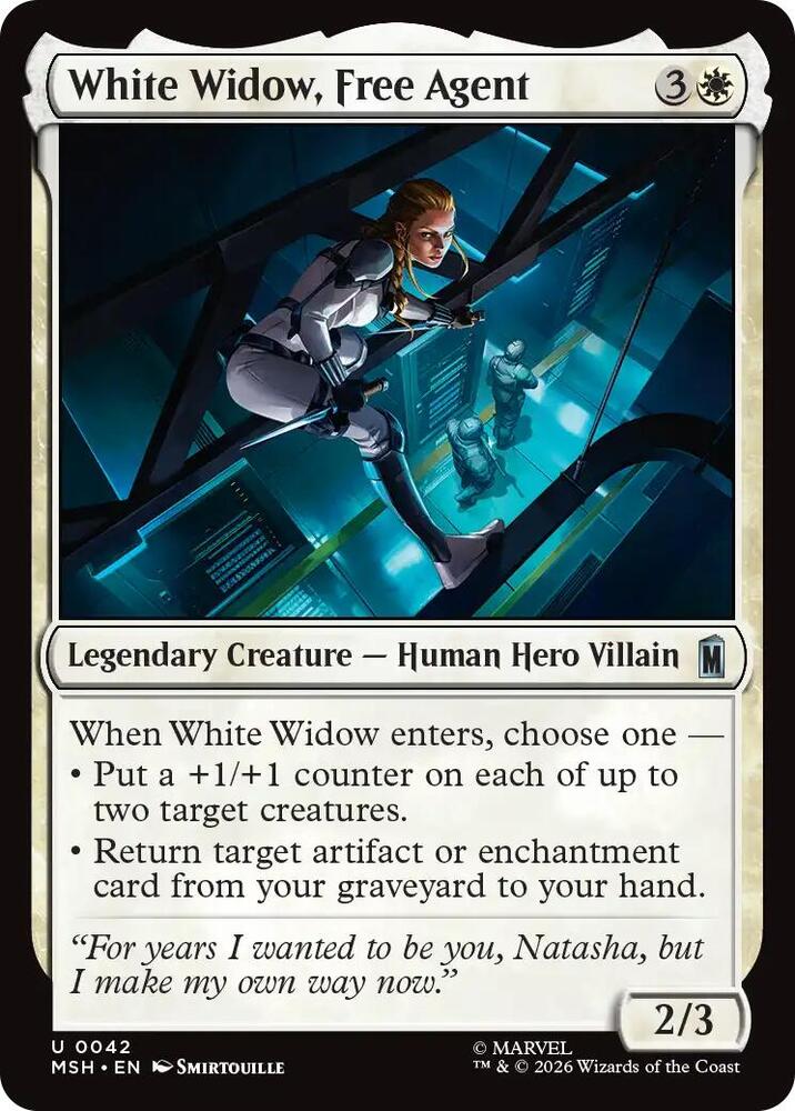 White Widow, Free Agent (42) [Marvel Super Heroes]