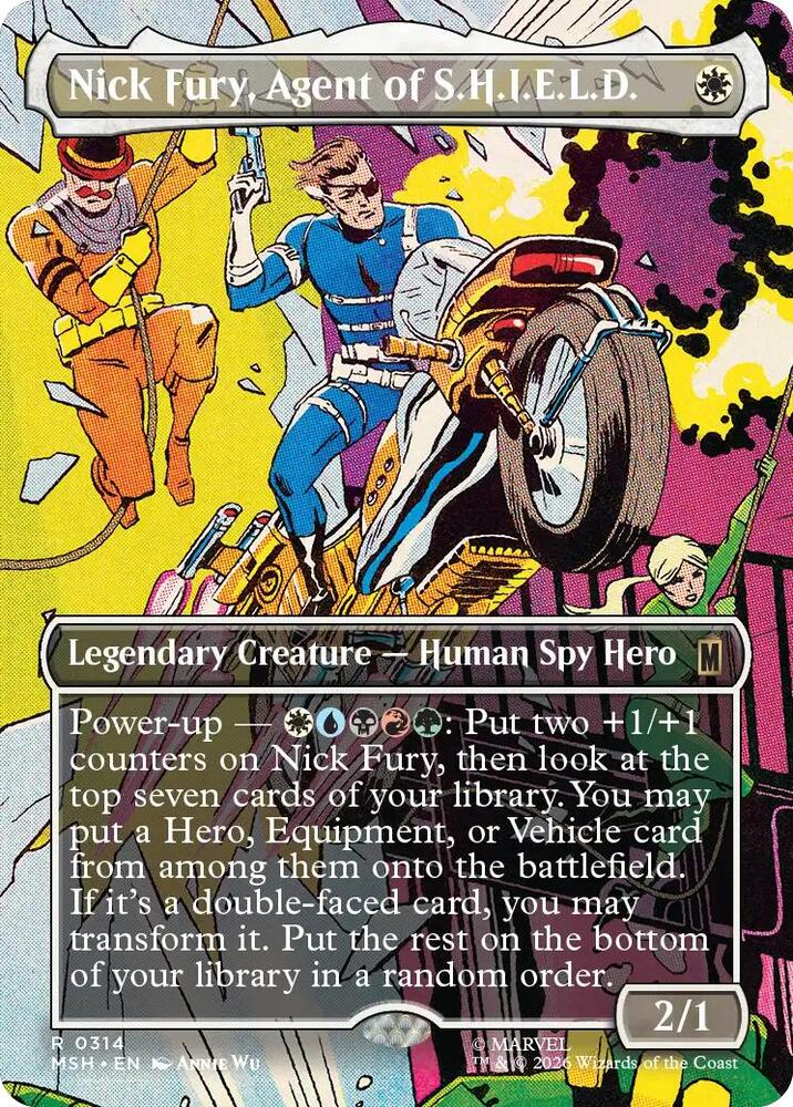 Nick Fury, Agent of S.H.I.E.L.D. (Borderless) (0314) [Marvel Super Heroes]