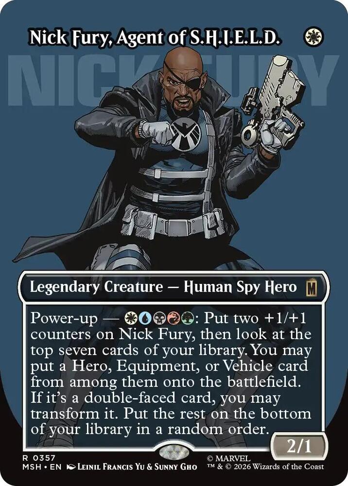 Nick Fury, Agent of S.H.I.E.L.D. (Borderless) (0357) [Marvel Super Heroes]