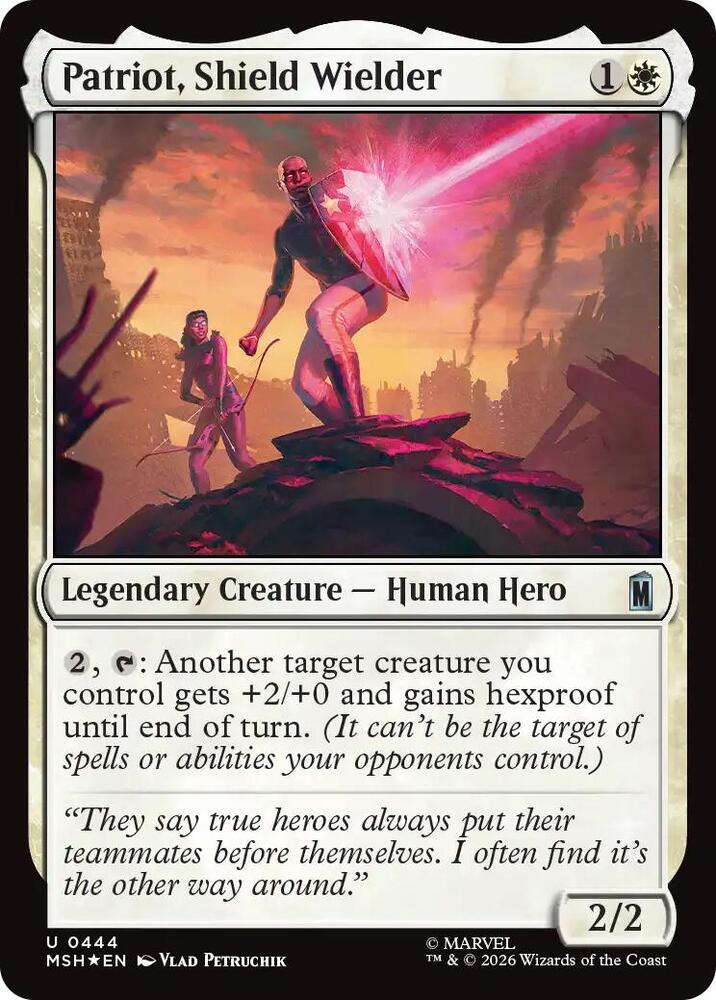 Patriot, Shield Wielder (Surge Foil) (444) [Marvel Super Heroes]