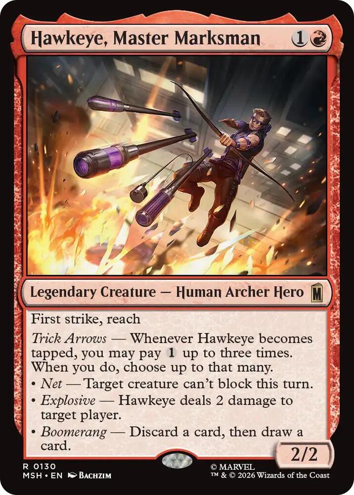 Hawkeye, Master Marksman (130) [Marvel Super Heroes]