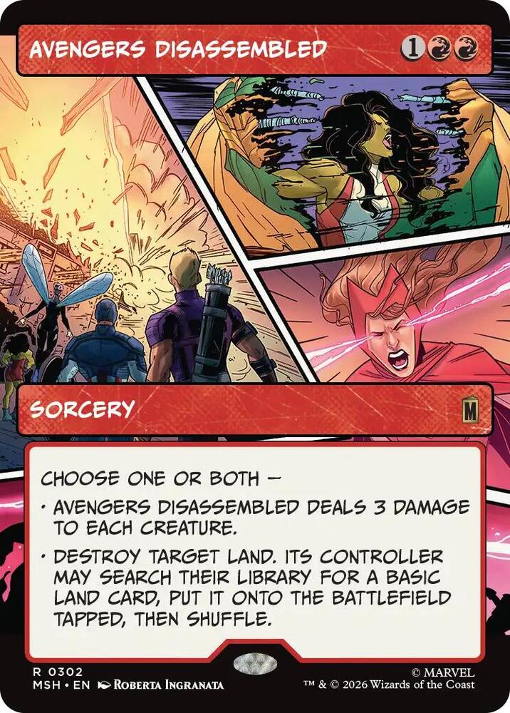 Avengers Disassembled (Borderless) (302) [Marvel Super Heroes]