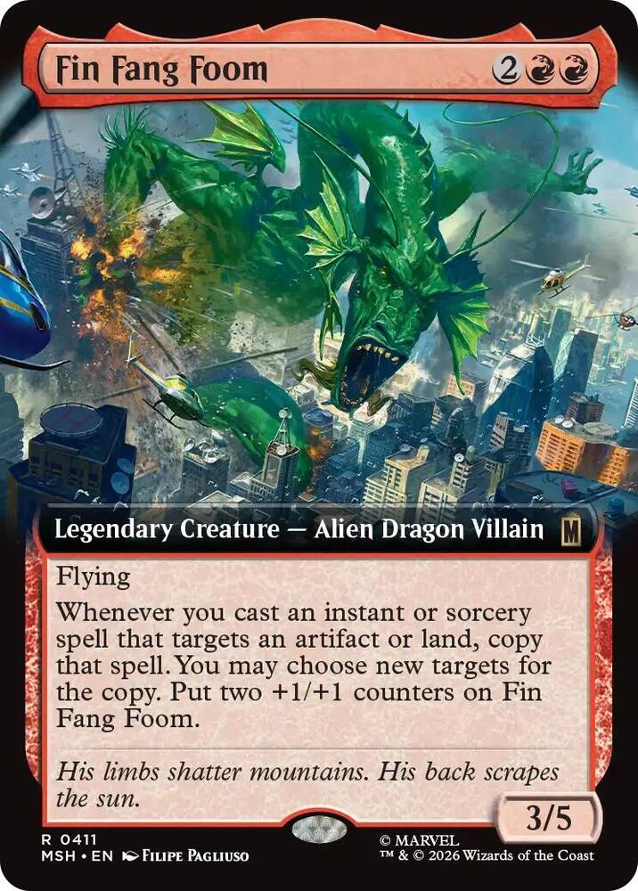 Fin Fang Foom (Extended Art) (411) [Marvel Super Heroes]