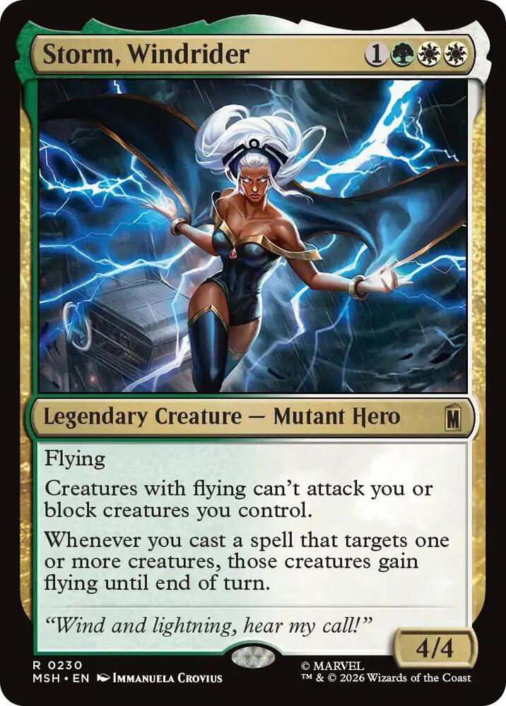 Storm, Windrider (230) [Marvel Super Heroes]