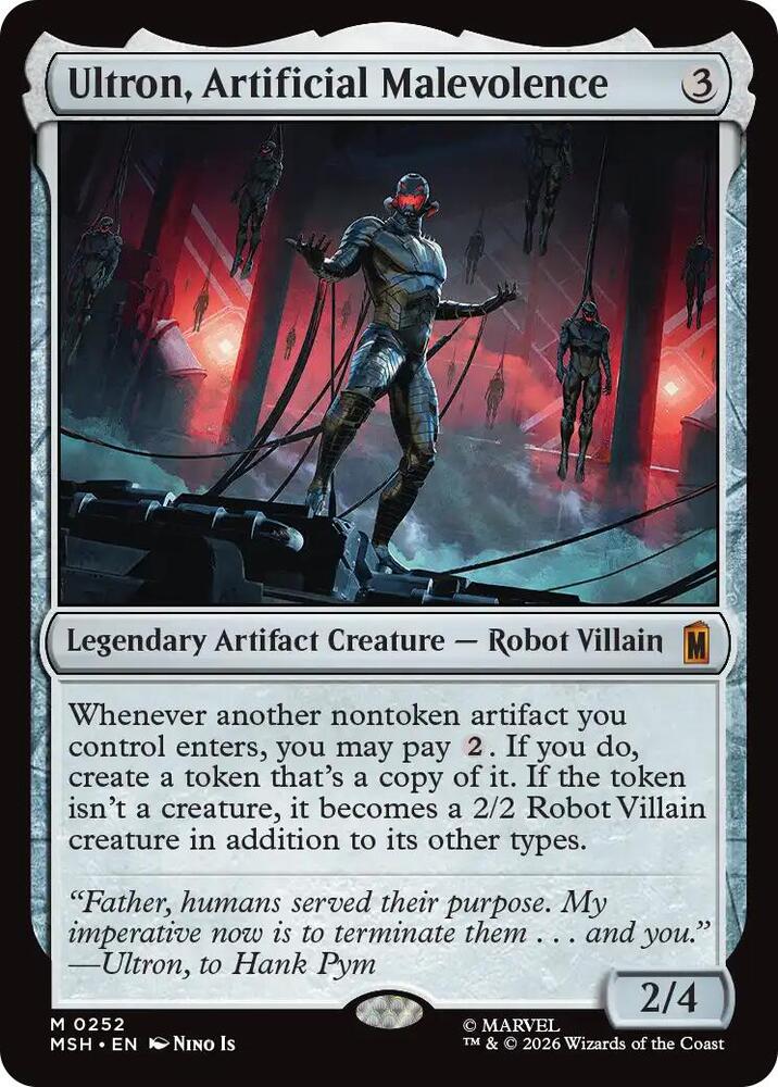 Ultron, Artificial Malevolence (252) [Marvel Super Heroes]