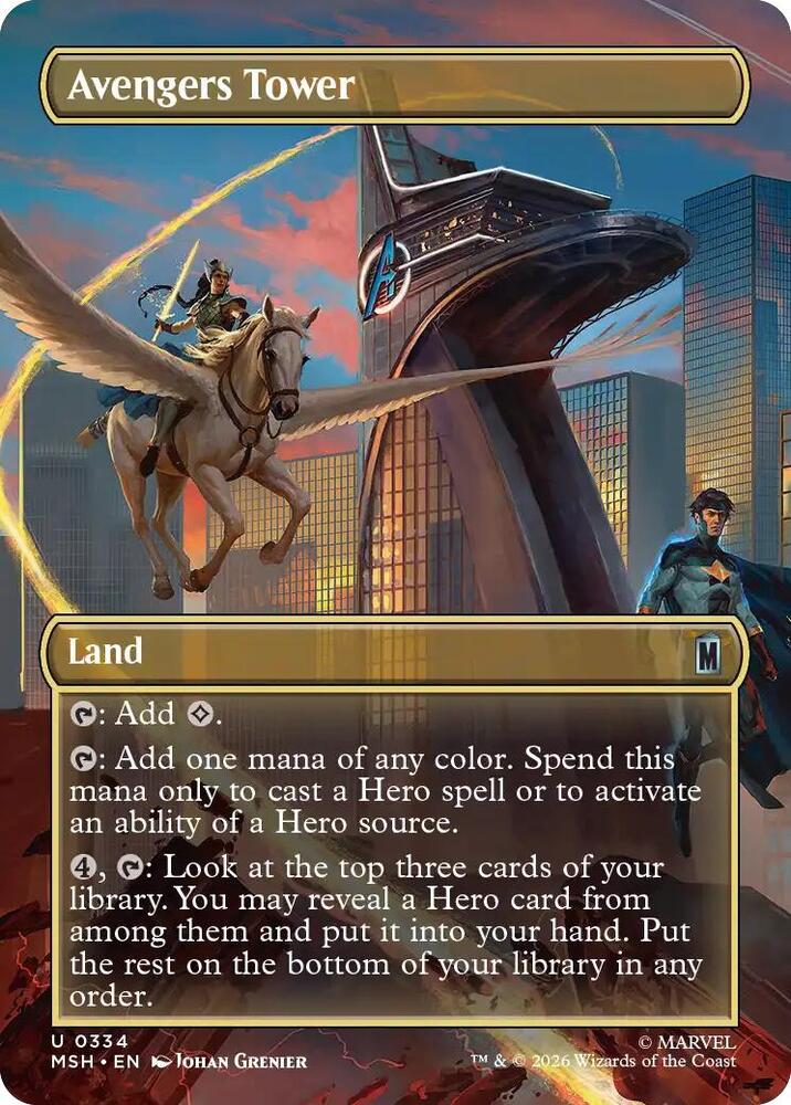 Avengers Tower (Borderless) (334) [Marvel Super Heroes]