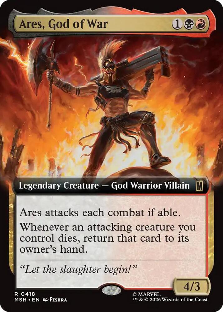 Ares, God of War (Extended Art) (418) [Marvel Super Heroes]