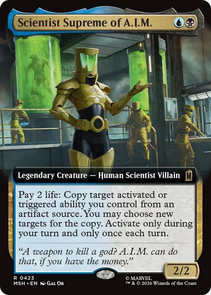 Scientist Supreme of A.I.M. (Extended Art) (423) [Marvel Super Heroes]