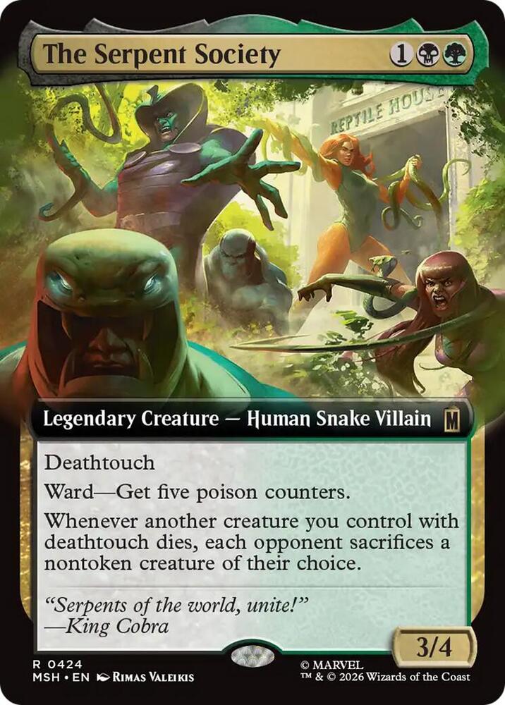 The Serpent Society (Extended Art) (424) [Marvel Super Heroes]