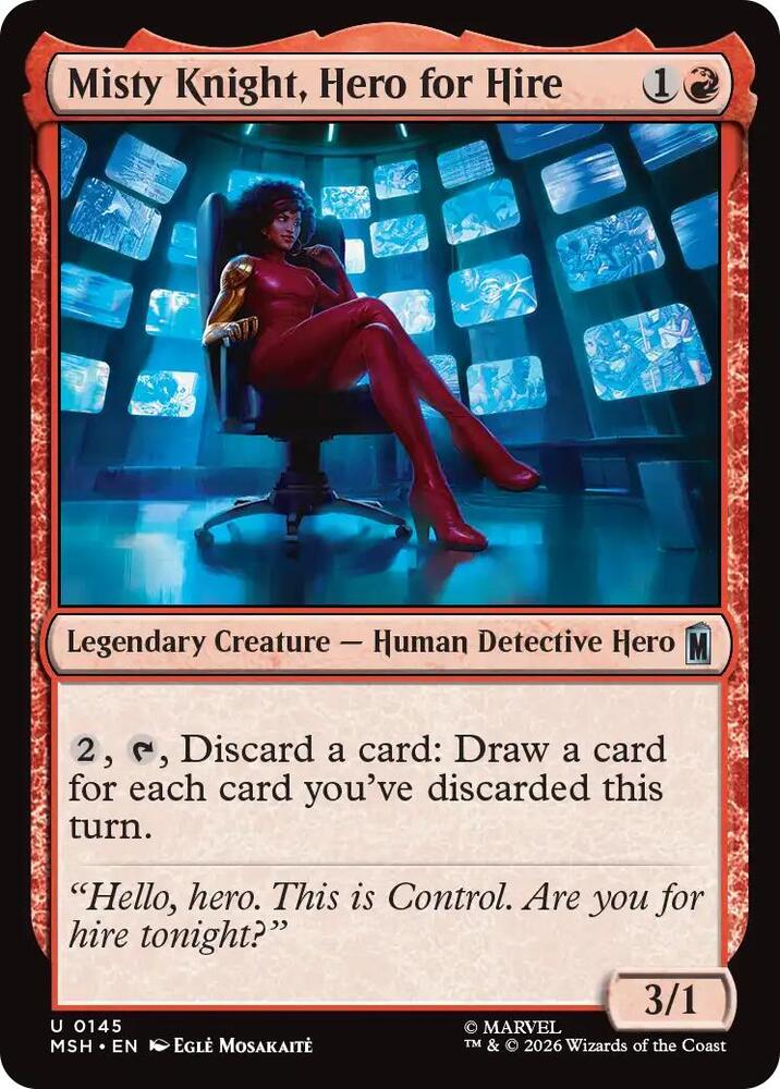 Misty Knight, Hero for Hire (145) [Marvel Super Heroes]