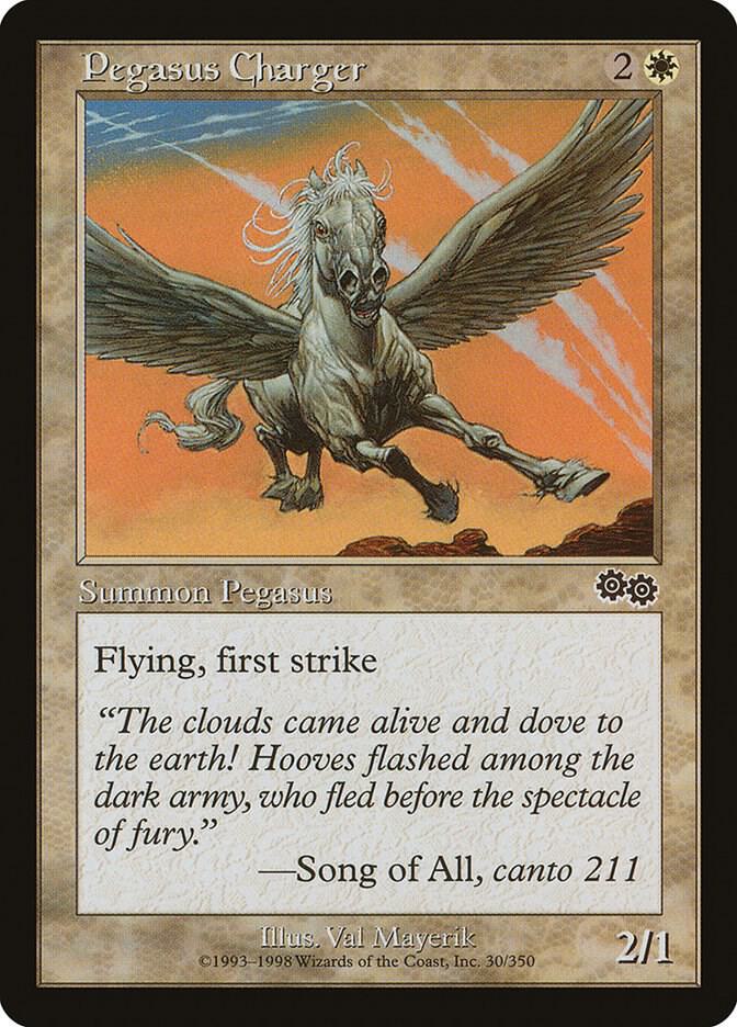 Pegasus Charger (30) [Urza's Saga]