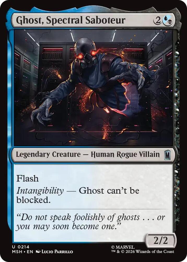 Ghost, Spectral Saboteur (214) [Marvel Super Heroes]