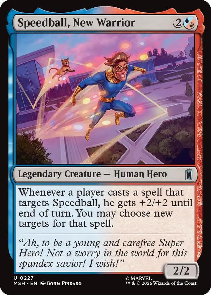 Speedball, New Warrior (227) [Marvel Super Heroes]