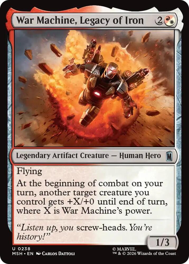 War Machine, Legacy of Iron (238) [Marvel Super Heroes]