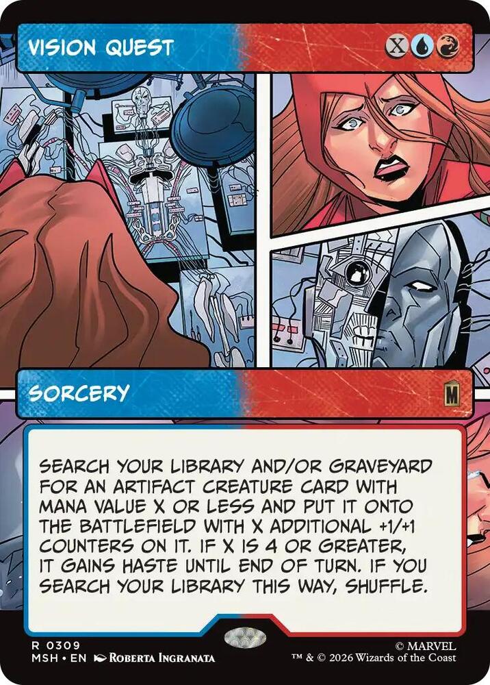 Vision Quest (Borderless) (309) [Marvel Super Heroes]