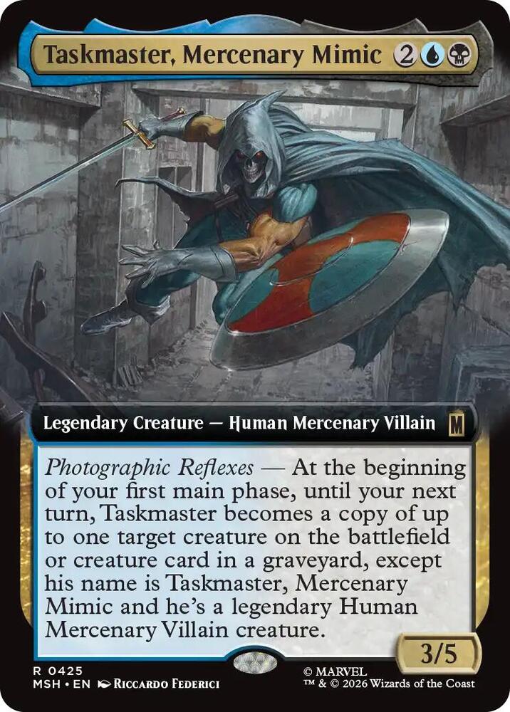 Taskmaster, Mercenary Mimic (Extended Art) (425) [Marvel Super Heroes]