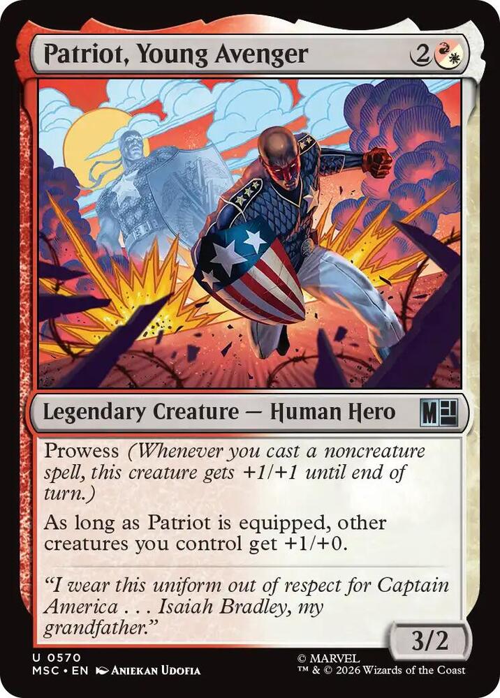 Patriot, Young Avenger (570) [Marvel Super Heroes Commander]