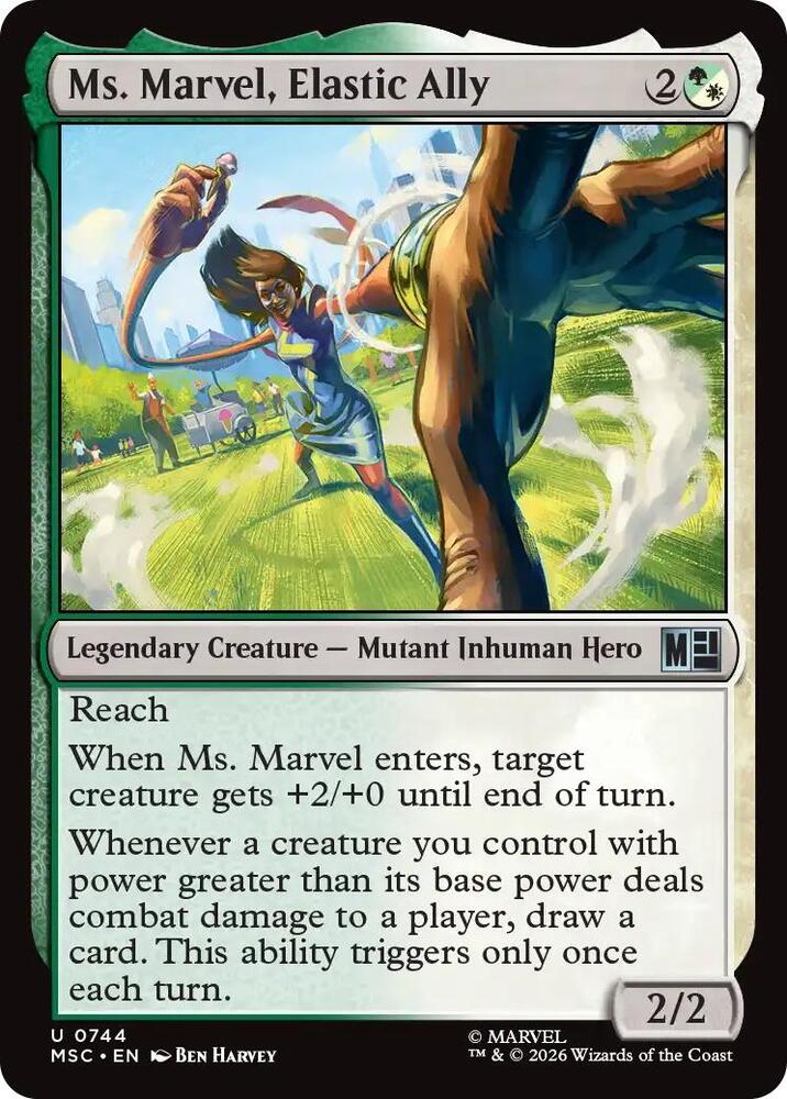 Ms. Marvel, Elastic Ally (744) [Marvel Super Heroes Commander]