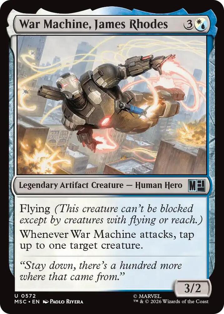 War Machine, James Rhodes (572) [Marvel Super Heroes Commander]