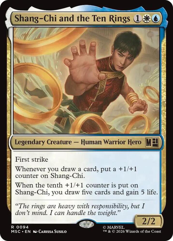 Shang-Chi and the Ten Rings (Surge Foil) (94) [Marvel Super Heroes Commander]