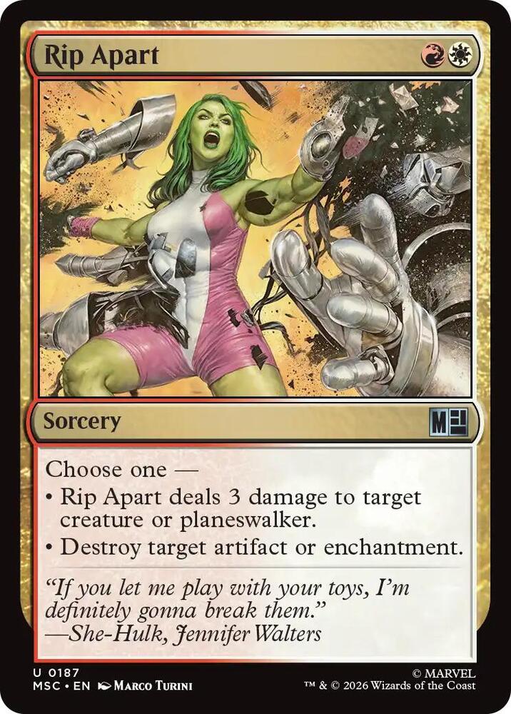 Rip Apart (Surge Foil) (187) [Marvel Super Heroes Commander]