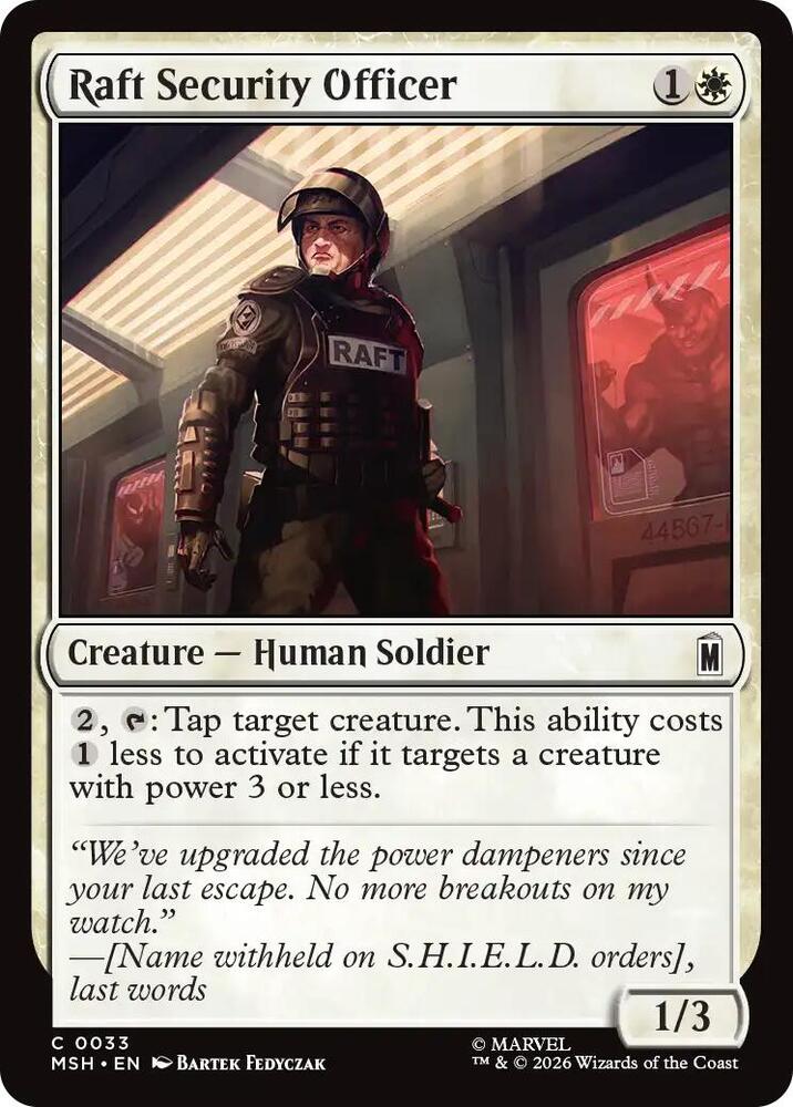 Raft Security Officer (33) [Marvel Super Heroes]
