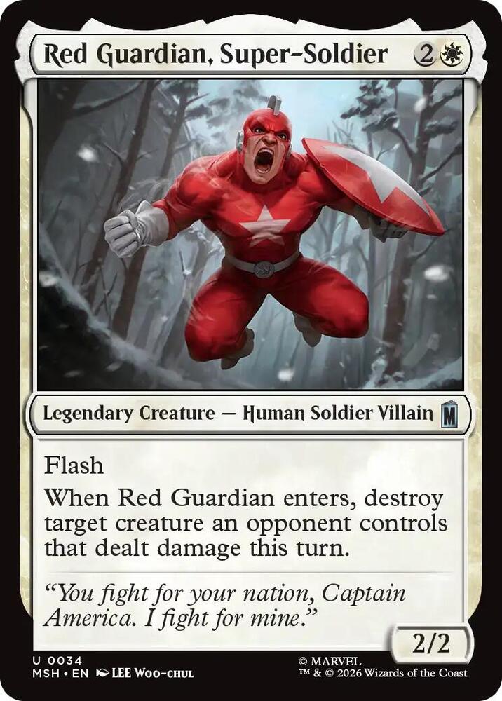 Red Guardian, Super-Soldier (34) [Marvel Super Heroes]