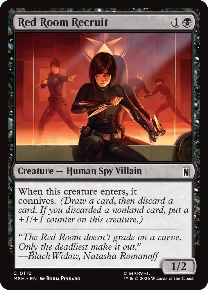 Red Room Recruit (110) [Marvel Super Heroes]