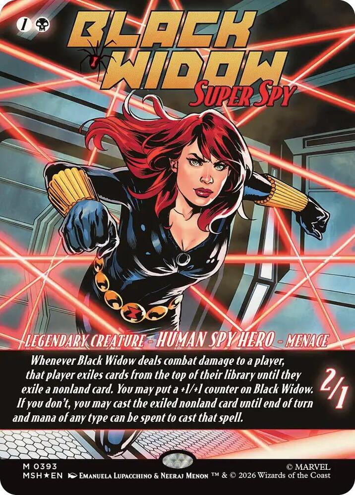 Black Widow, Super Spy (Borderless) (0393) [Marvel Super Heroes]
