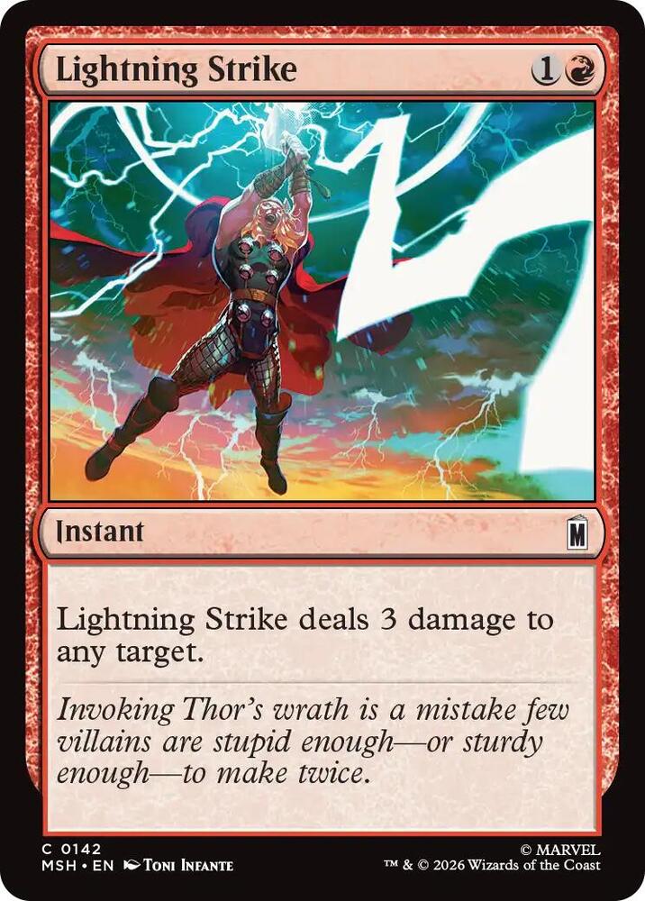 Lightning Strike (142) [Marvel Super Heroes]