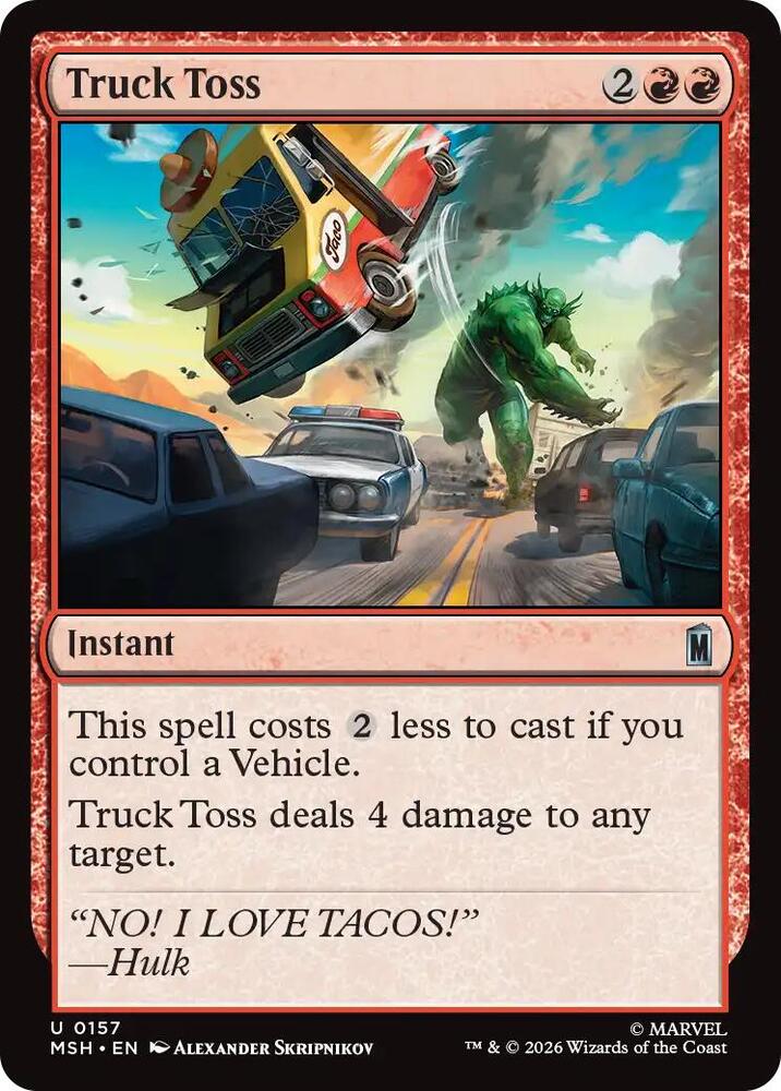 Truck Toss (157) [Marvel Super Heroes]
